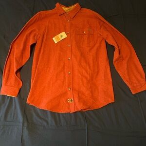 Legendary Whitetails Men's Rust Button-Down Shirt